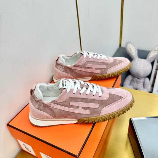 JET SNEAKER IN LIGHT PINK SUEDE - 35