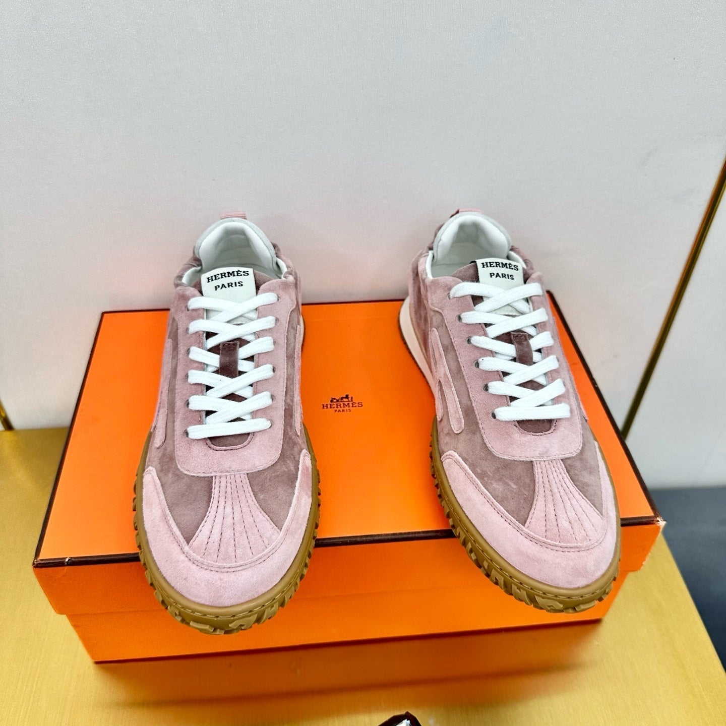 JET SNEAKER IN LIGHT PINK SUEDE - 35