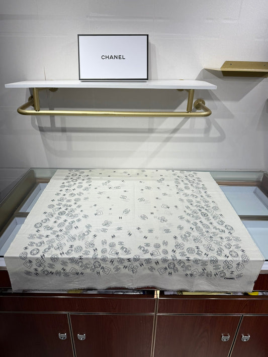 ШАРФ CHANEL 25S 200 З КАШМІРУ 706596