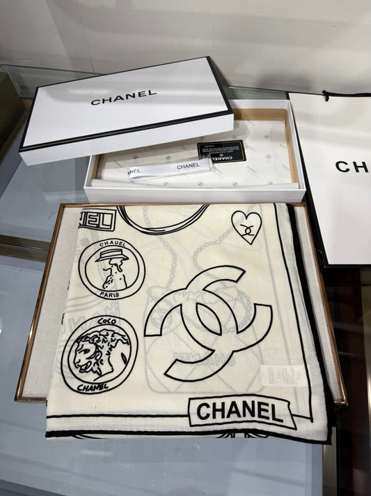 ШАРФ CHANEL 25S 140 З ШОВКУ 732180