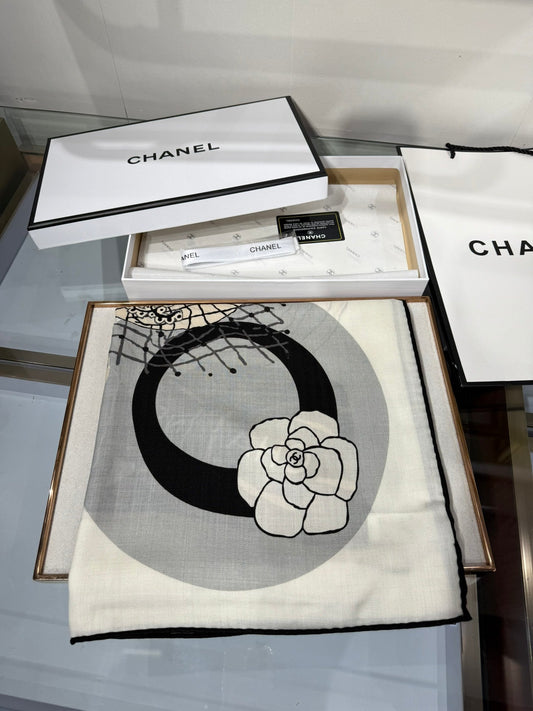 ШАРФ CHANEL 25S 140 З ШОВКУ 732159