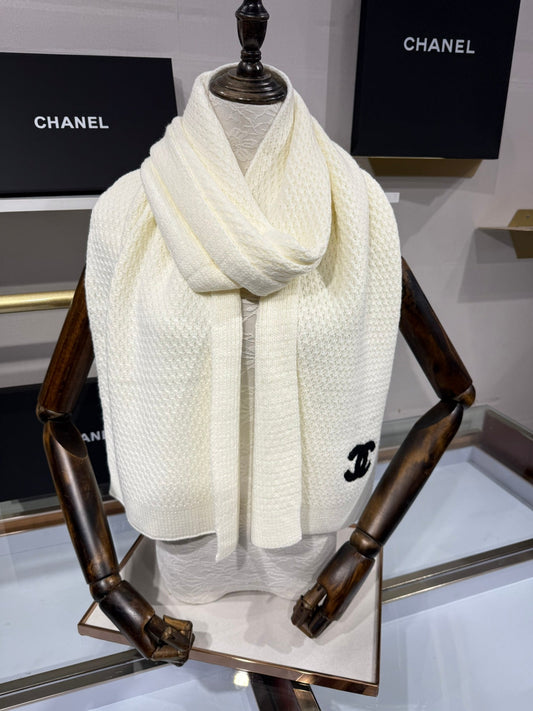 ШАРФ CHANEL 25S 175 СМ З ВОЛОКНА ВОВНИ ТА КАШМІРУ 943086