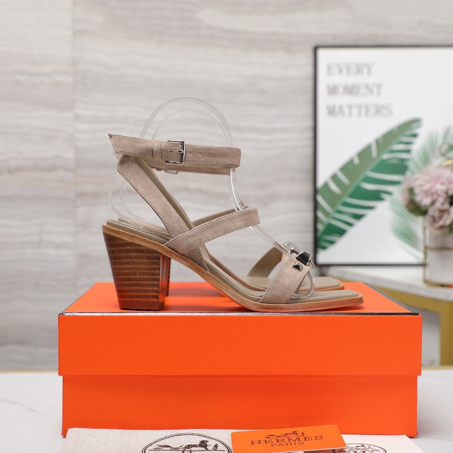 IVRESSE 65 SANDAL BEIGE SUEDE - 35