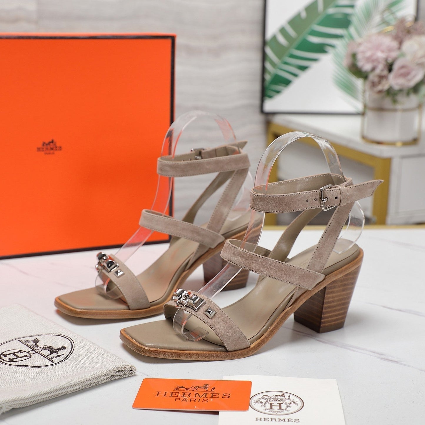 IVRESSE 65 SANDAL BEIGE SUEDE - 35
