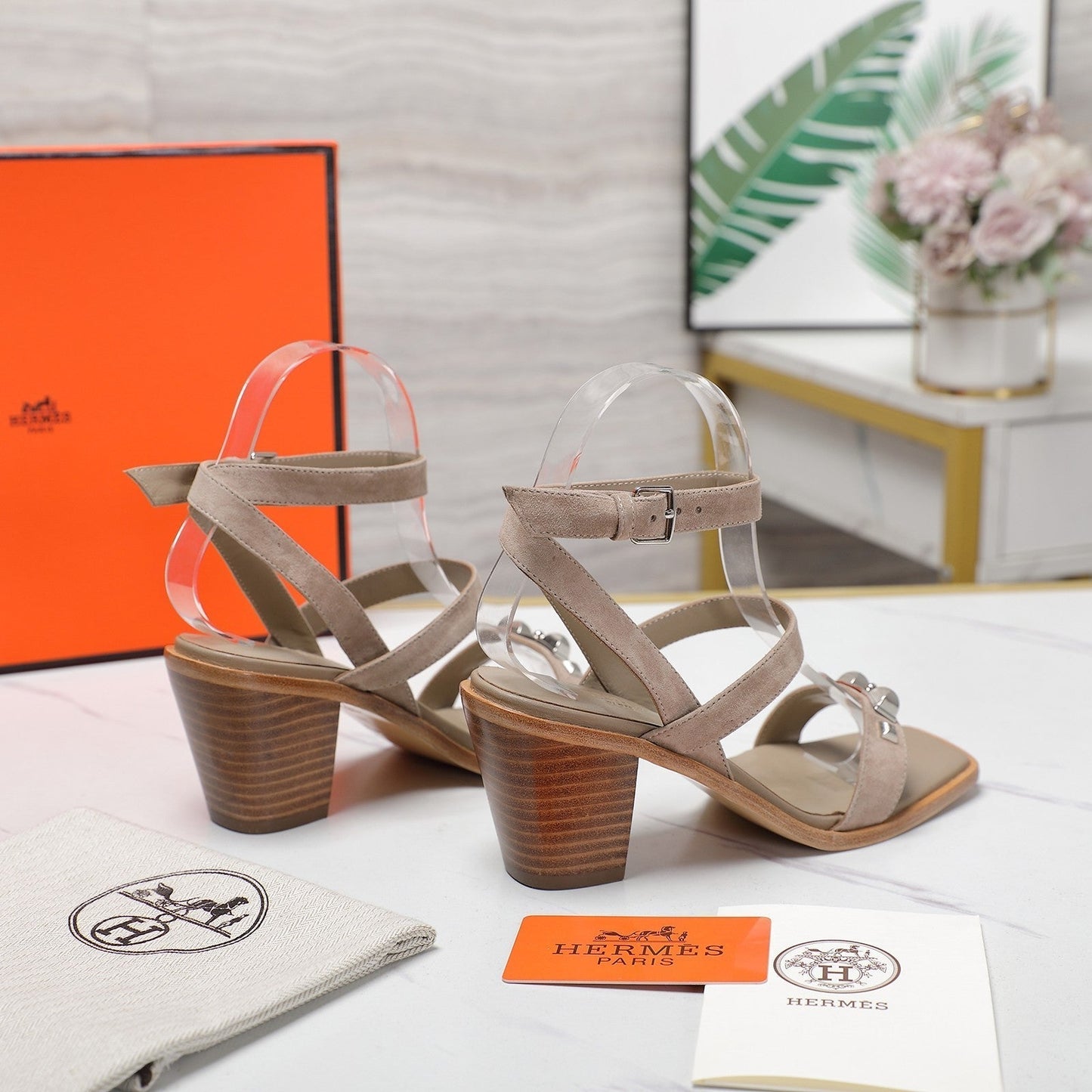 IVRESSE 65 SANDAL BEIGE SUEDE - 35