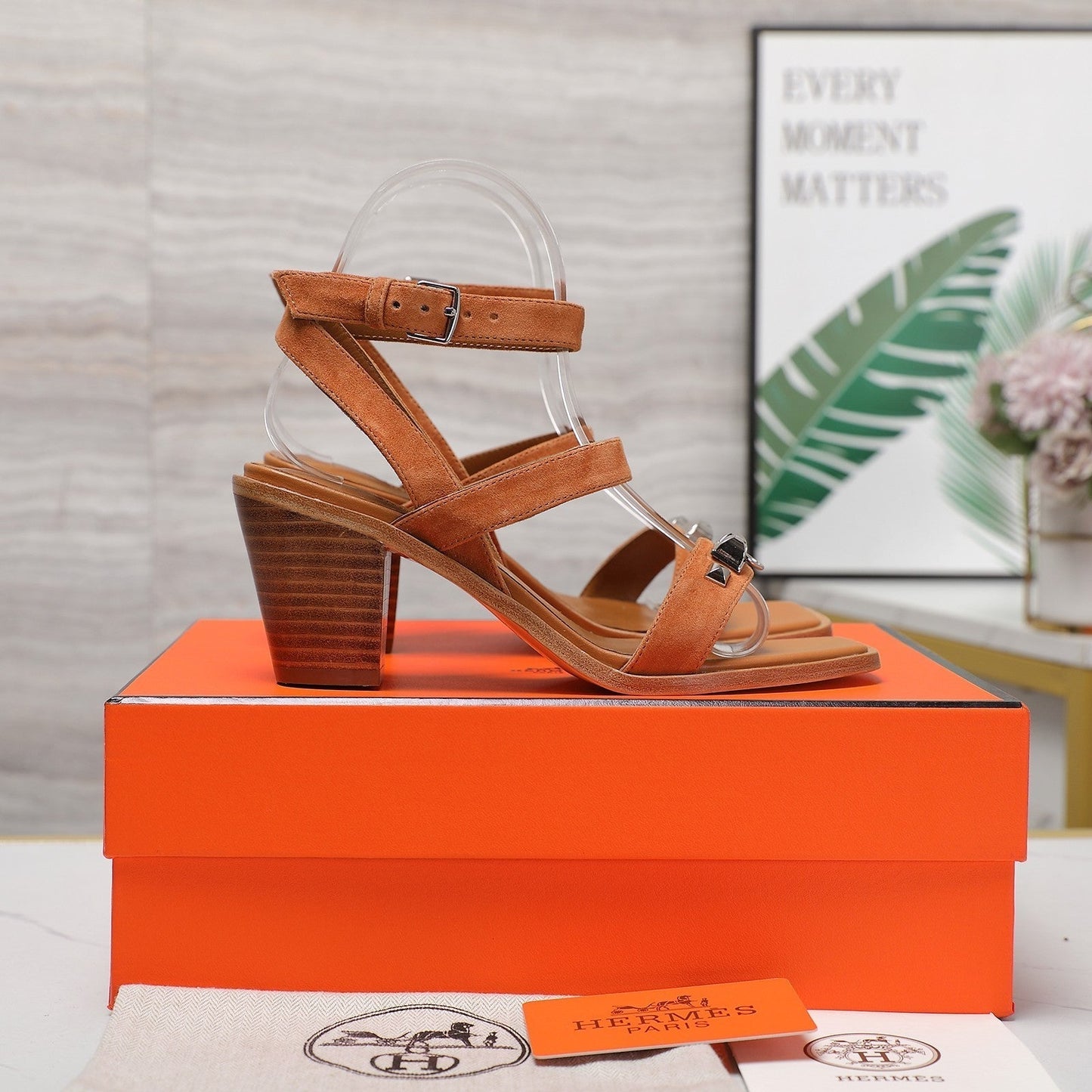 IVRESSE 65 SANDAL CARAMEL SUEDE - 35