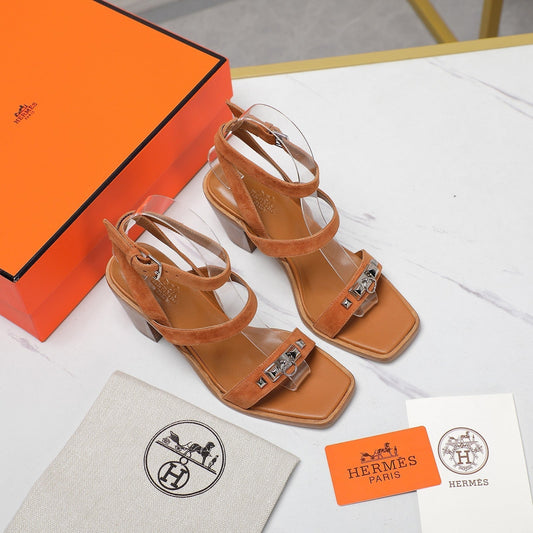 IVRESSE 65 SANDAL CARAMEL SUEDE - 35
