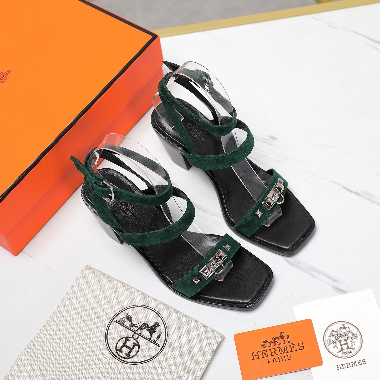 IVRESSE 65 SANDAL PEACOCK SUEDE - 35