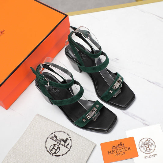 IVRESSE 65 SANDAL PEACOCK SUEDE - 35
