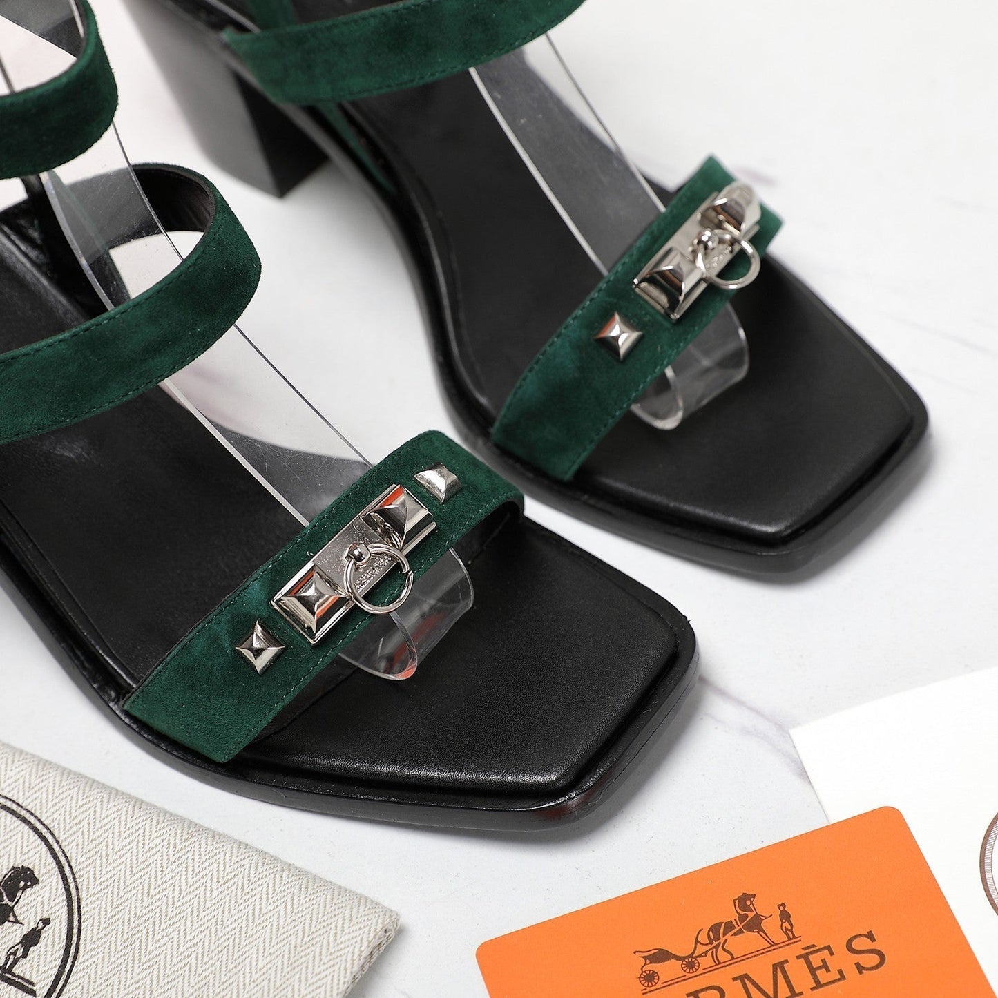 IVRESSE 65 SANDAL PEACOCK SUEDE - 35