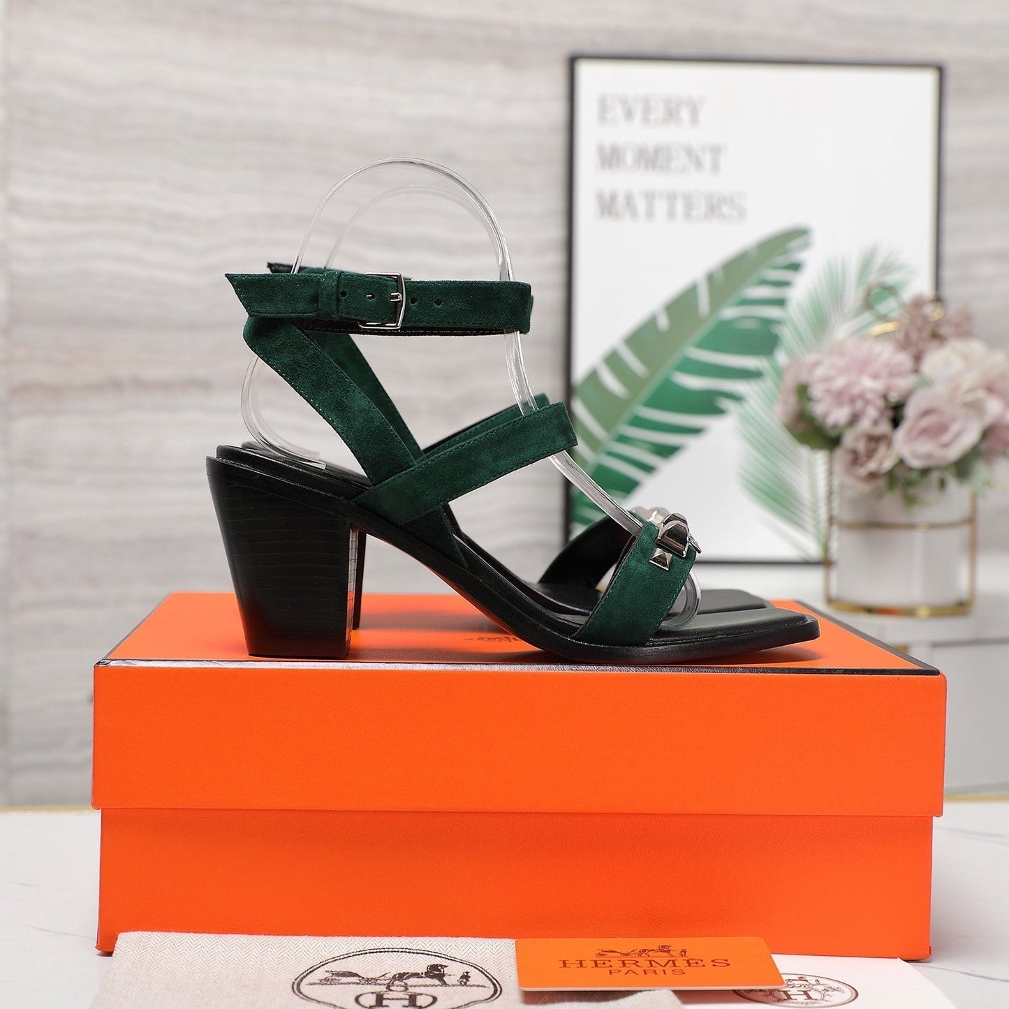 IVRESSE 65 SANDAL PEACOCK SUEDE - 35