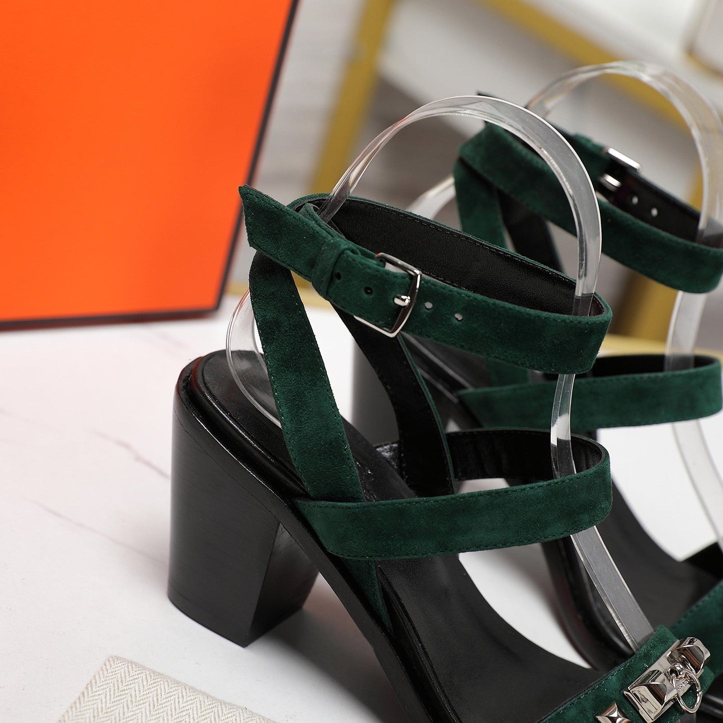 IVRESSE 65 SANDAL PEACOCK SUEDE - 35