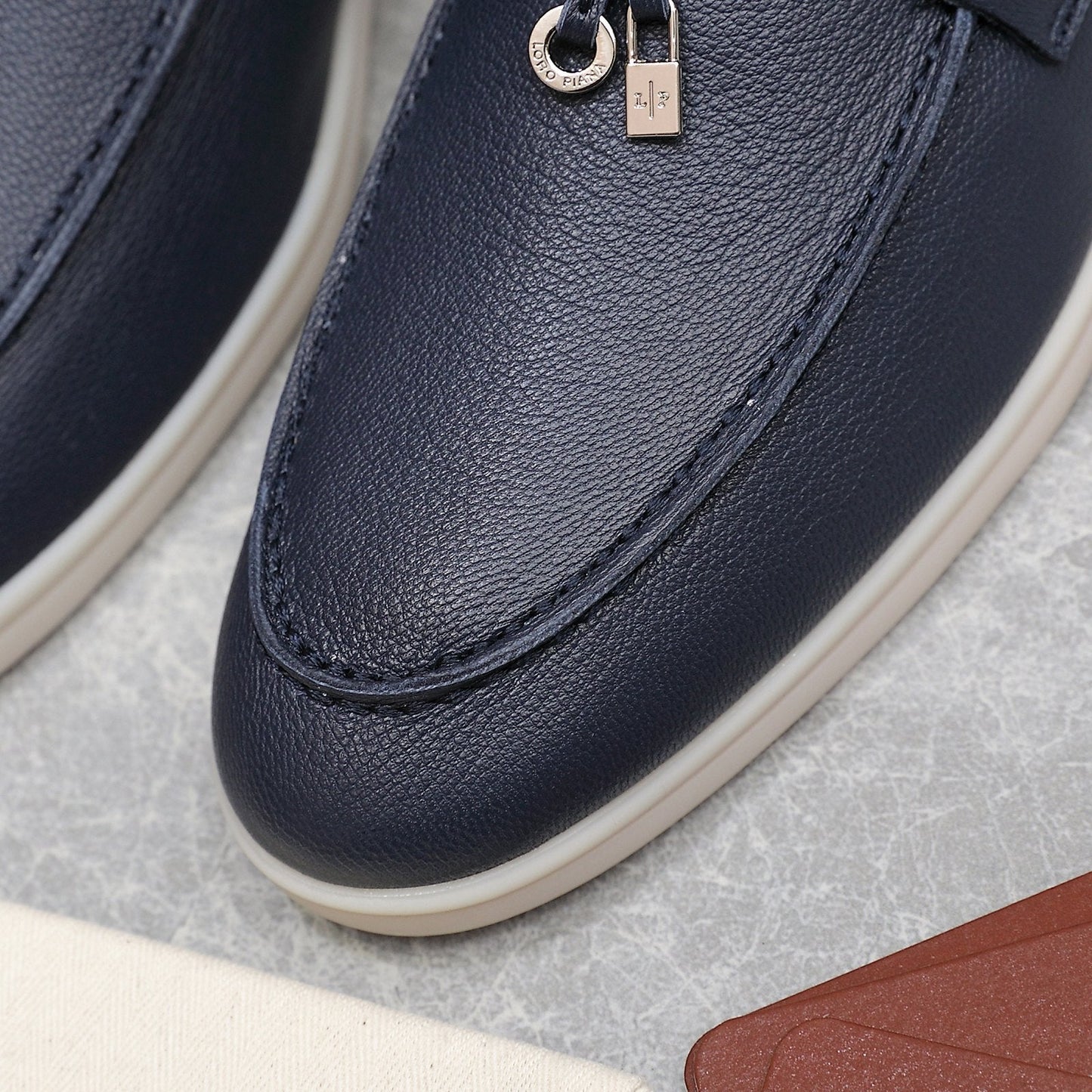 LP SUMMER CHARMS WALK LOAFERS NAVY LAMBSKIN - 35