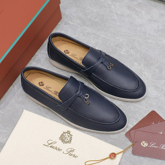 LP SUMMER CHARMS WALK LOAFERS BLACK LAMBSKIN - 35