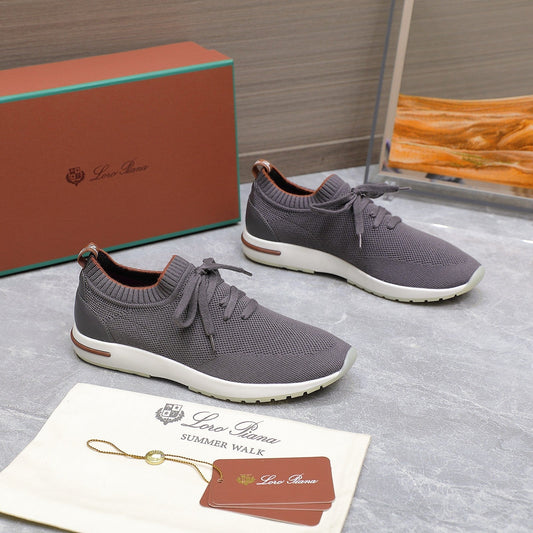 LP LADY FLEXY WALK SNEAKER IN GREY FABRIC - 35