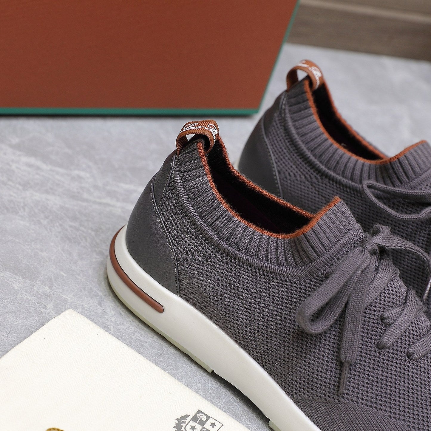 LP LADY FLEXY WALK SNEAKER IN GREY FABRIC - 35