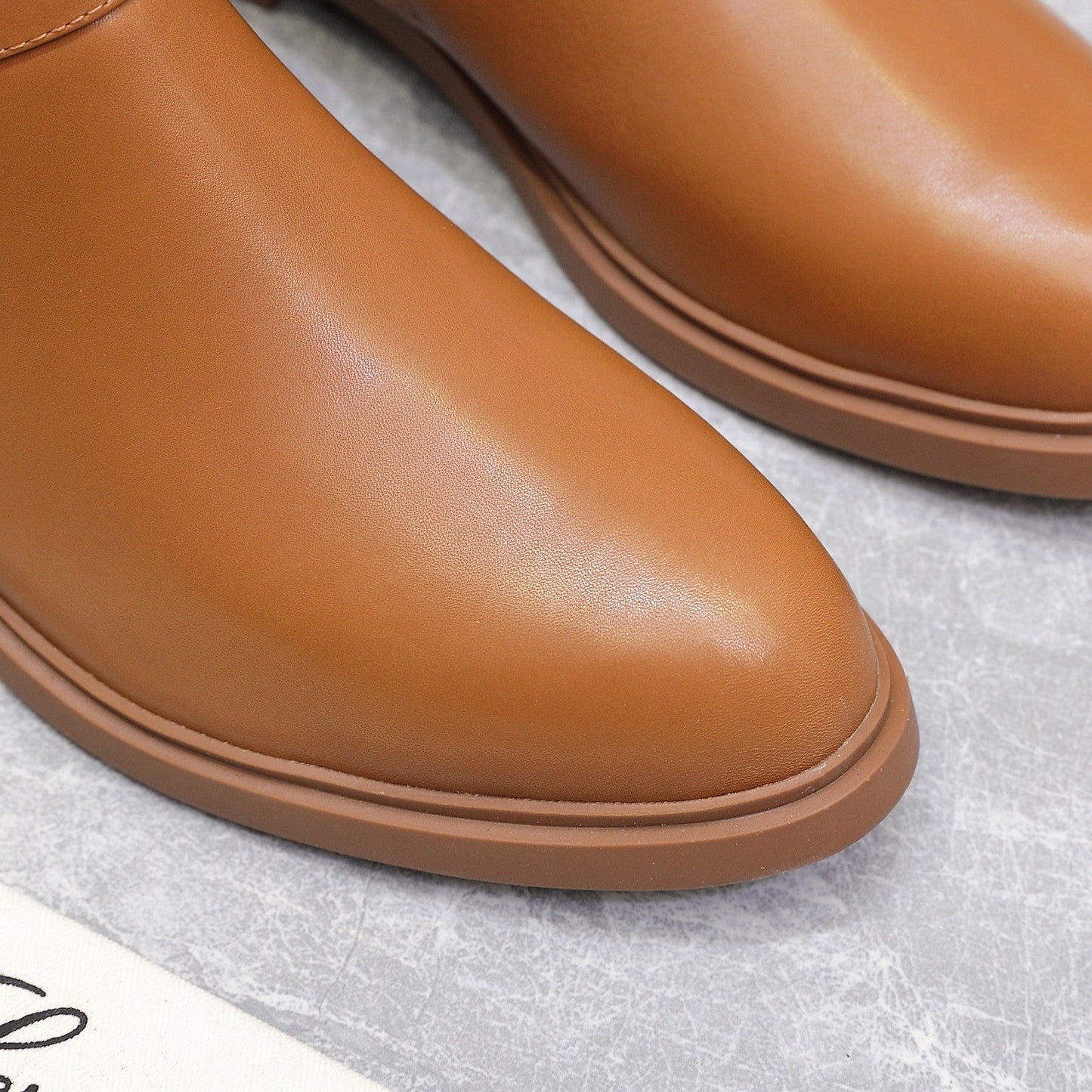 LP 25S KILDA ANKLE BOOT IN BURNT ORANGE CALFSKIN - 35