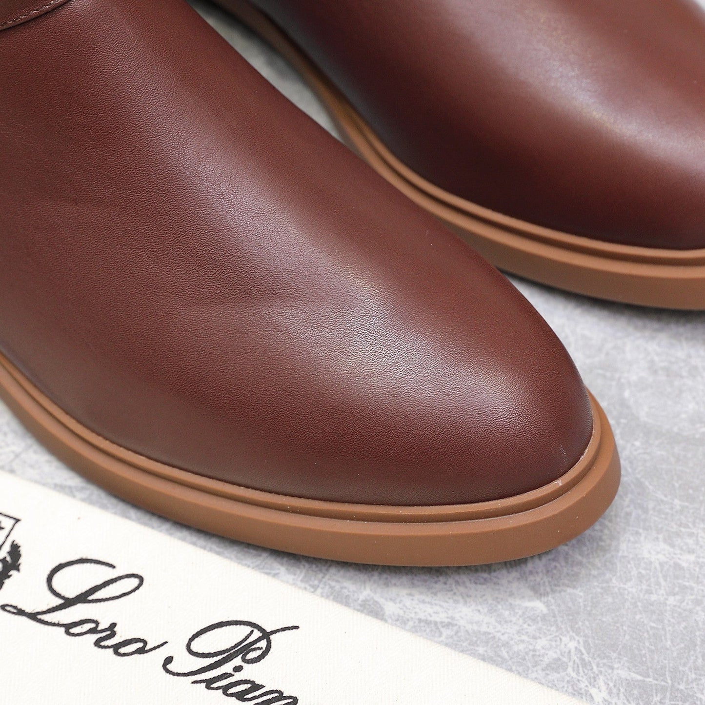 LP 25S KILDA ANKLE BOOT IN WINE BROWN CALFSKIN - 35