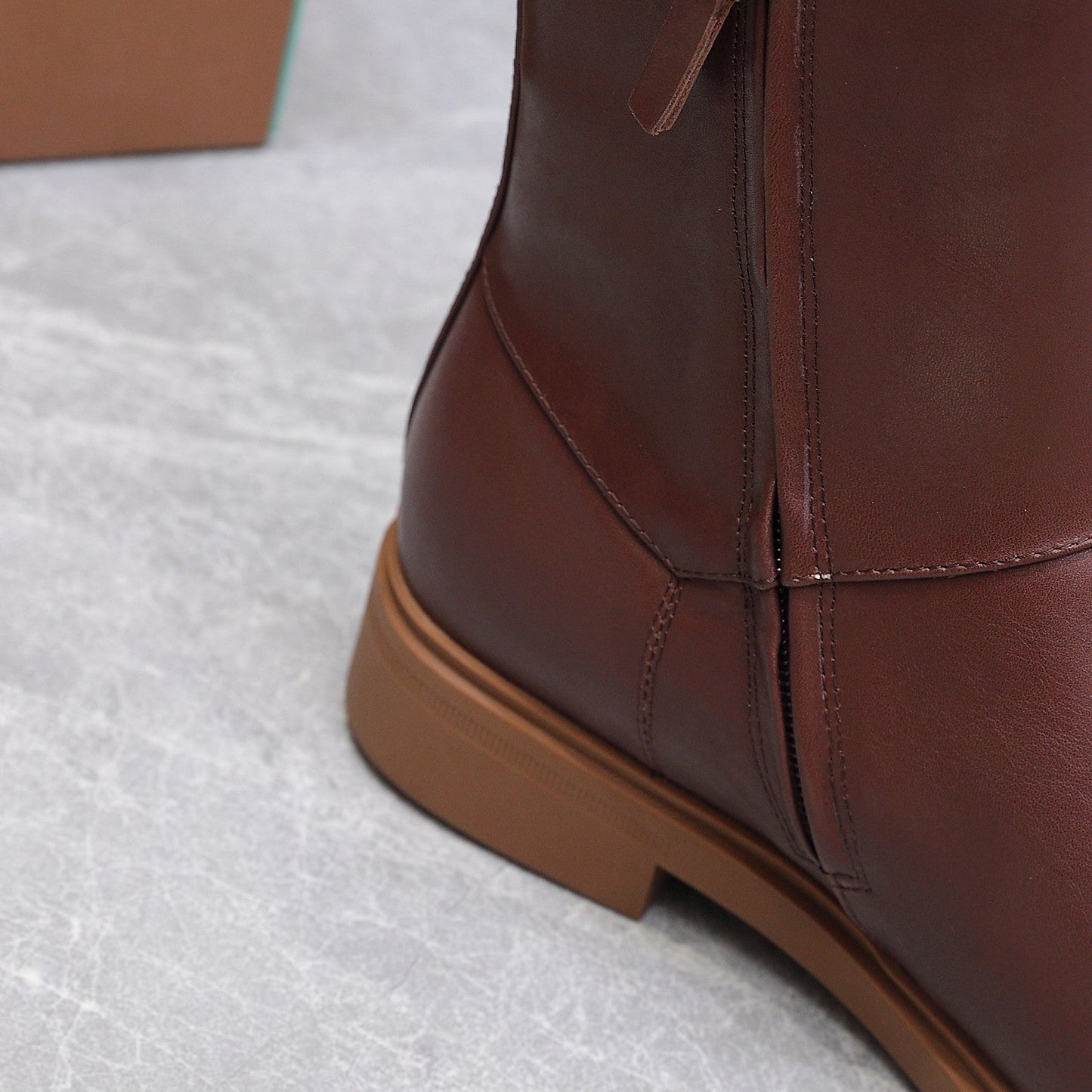 LP 25S KILDA ANKLE BOOT IN WINE BROWN CALFSKIN - 35