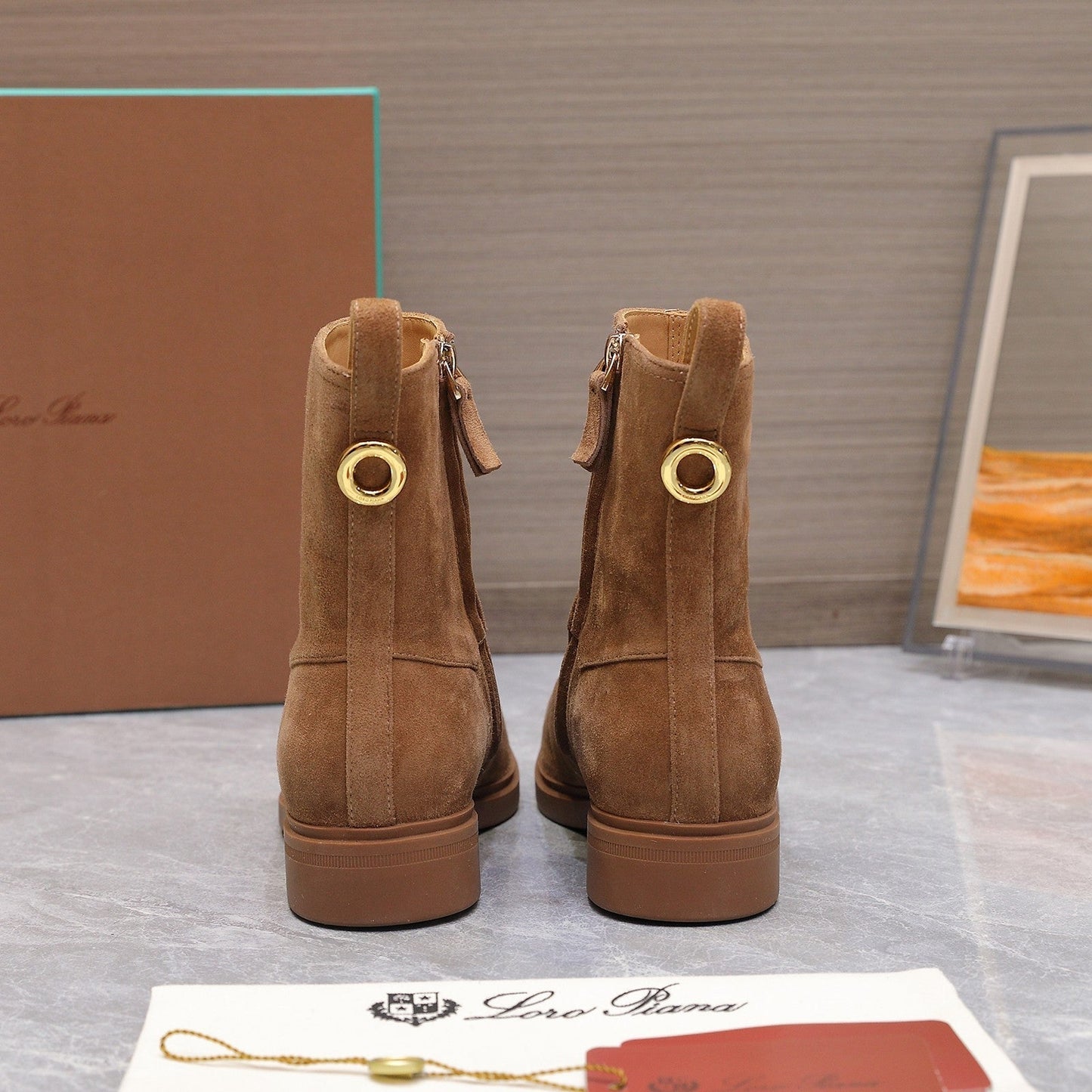 LP 25S KILDA ANKLE BOOT IN BROWN SUEDE - 35