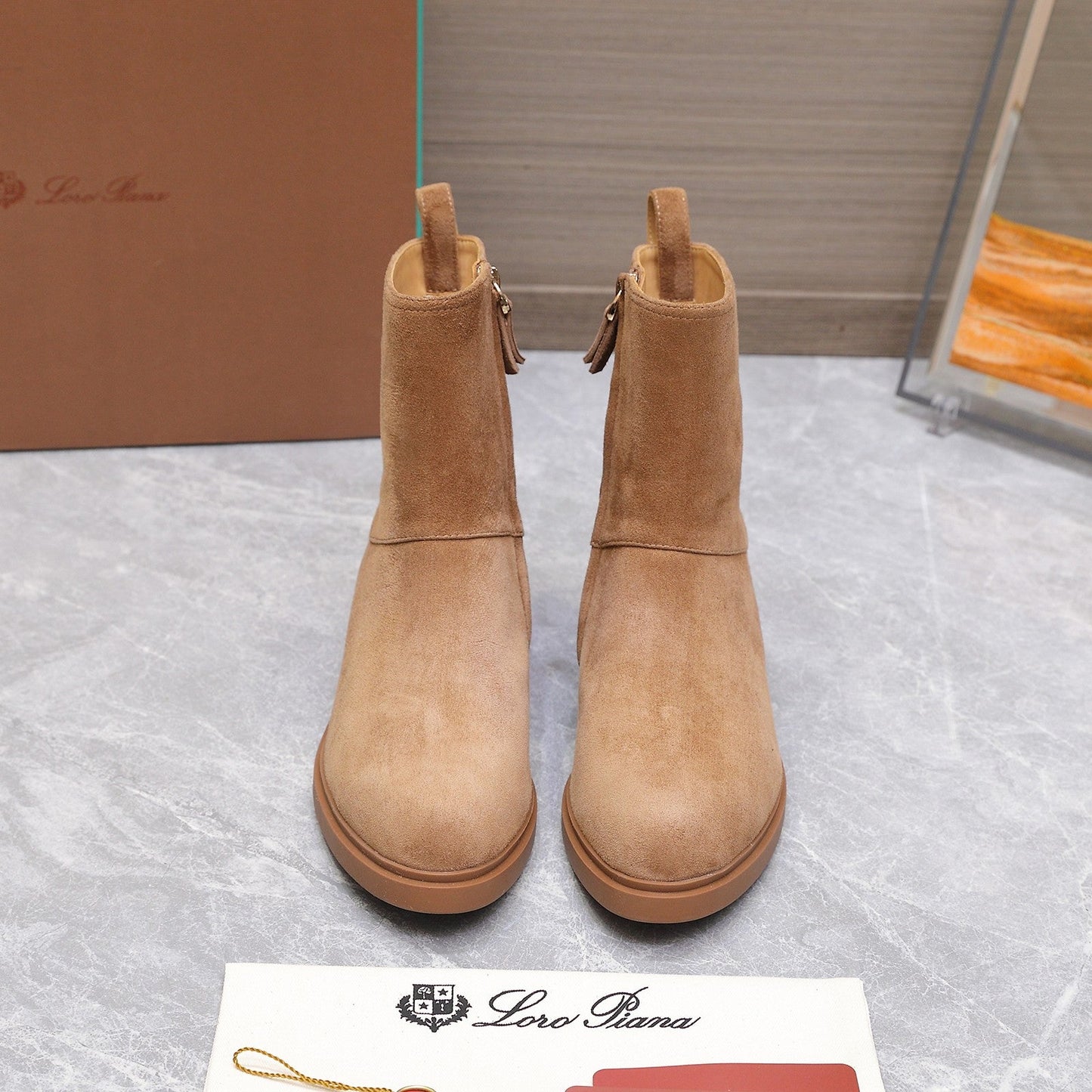 LP 25S KILDA ANKLE BOOT IN BROWN SUEDE - 35
