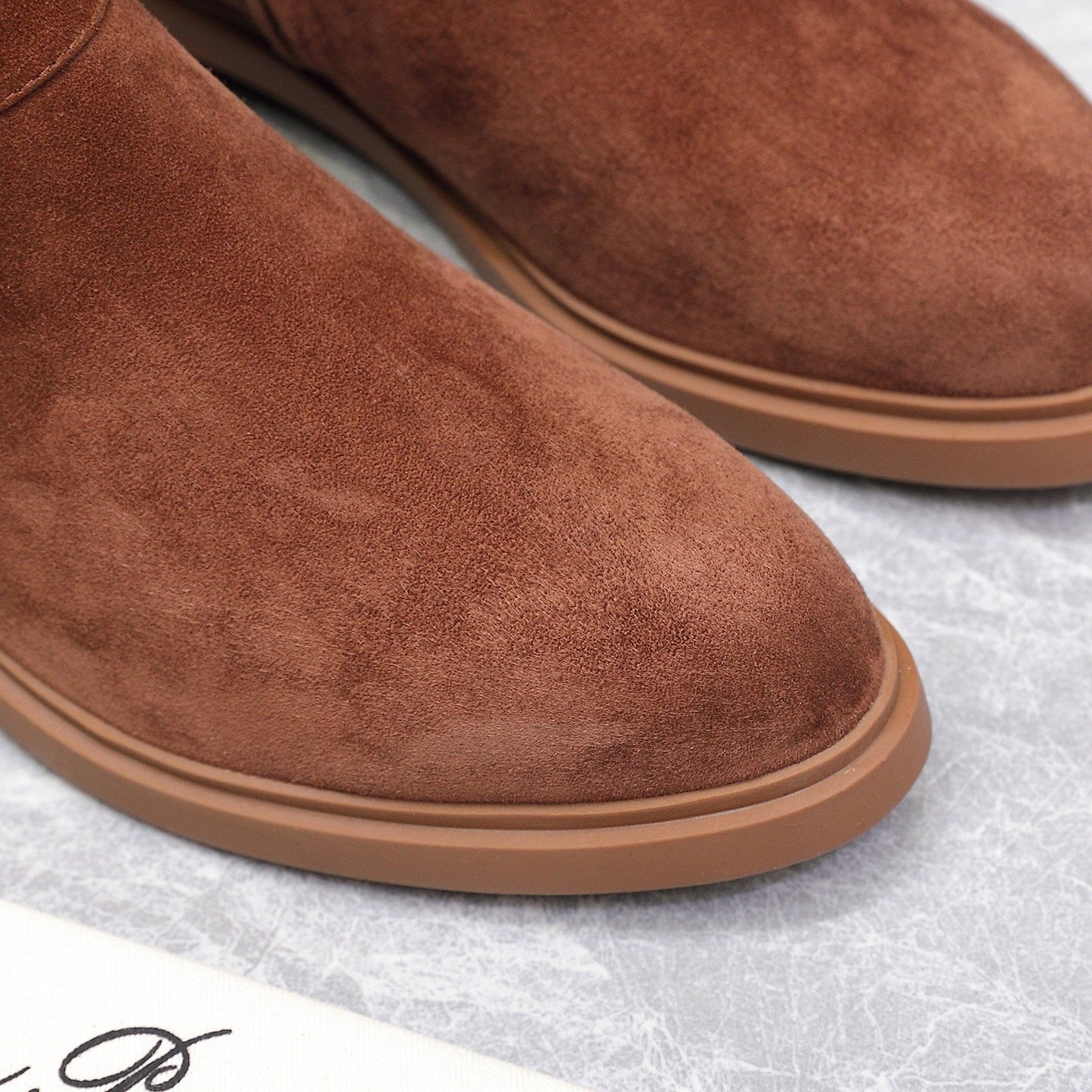 LP 25S KILDA ANKLE BOOT IN CHESTNUT SUEDE - 35