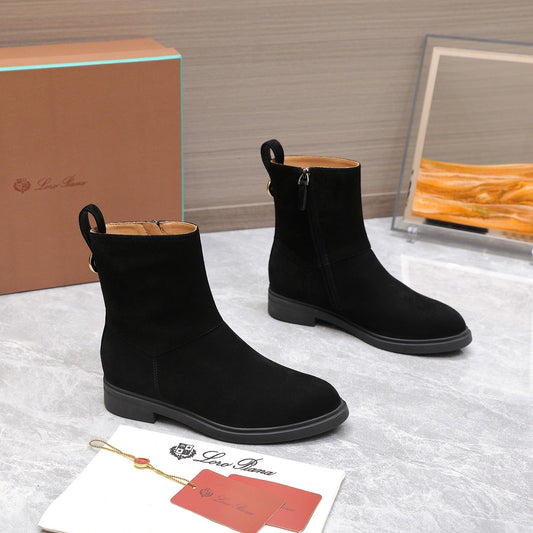 LP 25S KILDA ANKLE BOOT IN BLACK SUEDE - 35