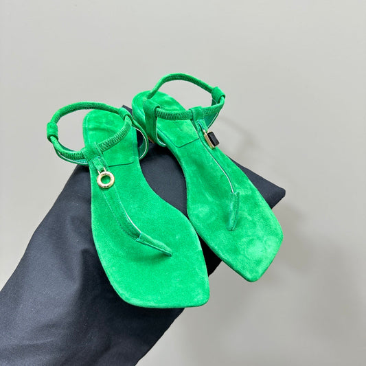LP MINDIL SANDAL COOL GREEN SUEDE - 35