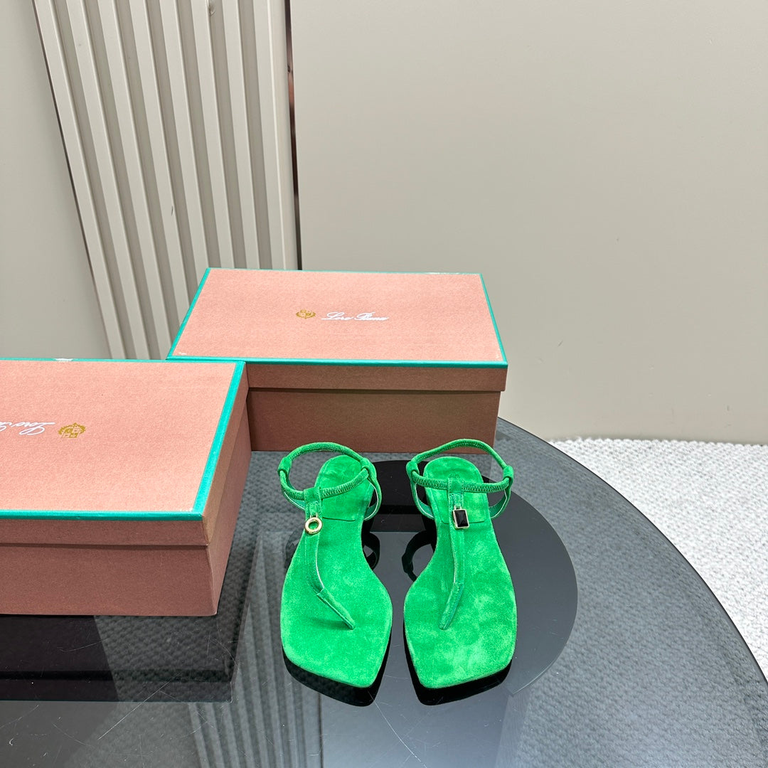 LP MINDIL SANDAL COOL GREEN SUEDE - 35