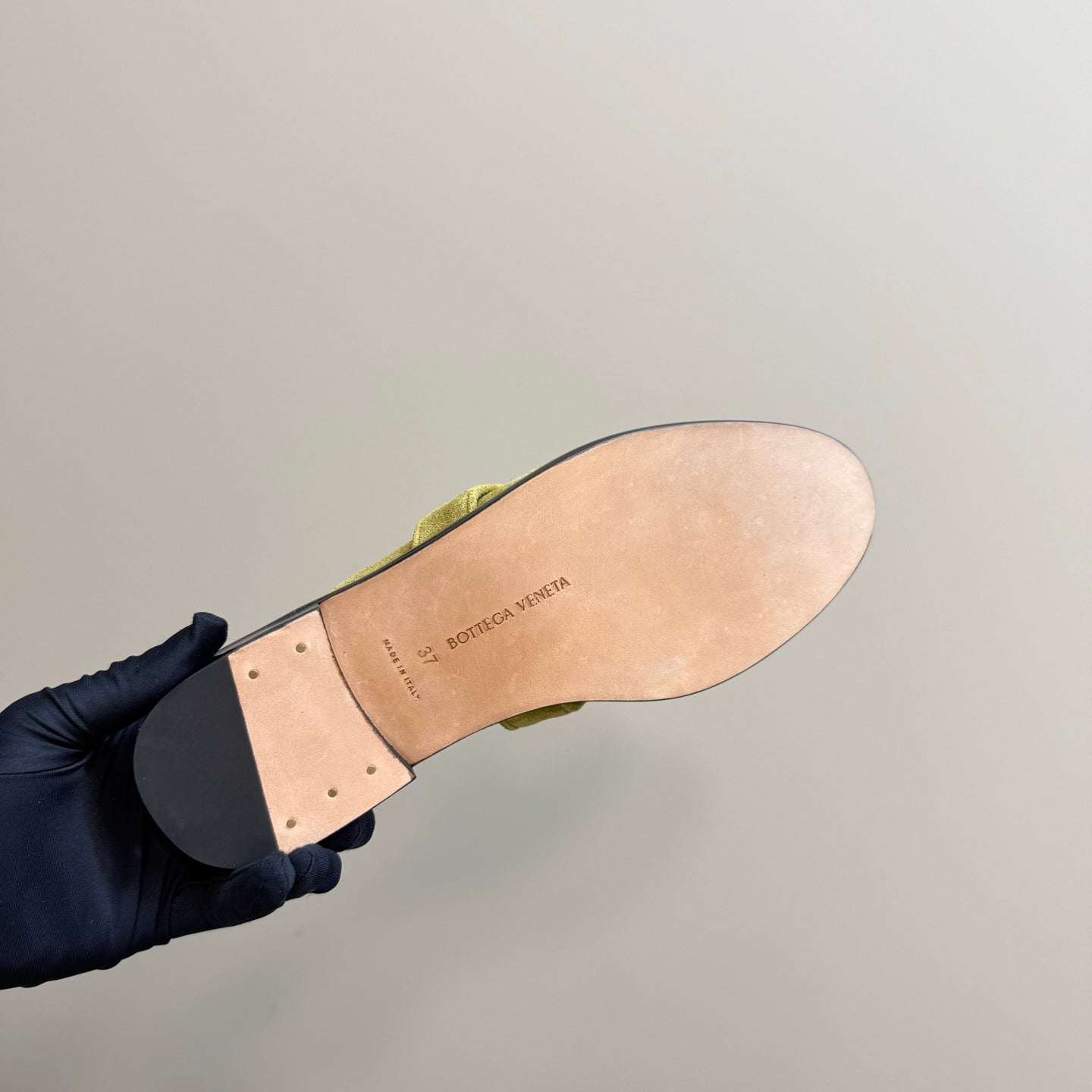 ASTAIRE MULE IN OLIVE GREEN SUEDE - 35