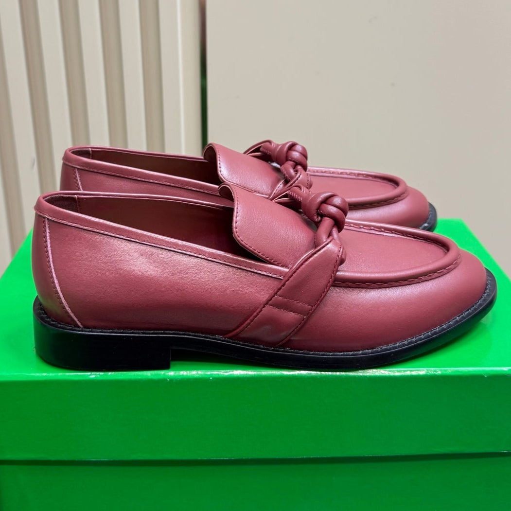 ASTAIRE LOAFER IN BERRY RED CALFSKIN - 35