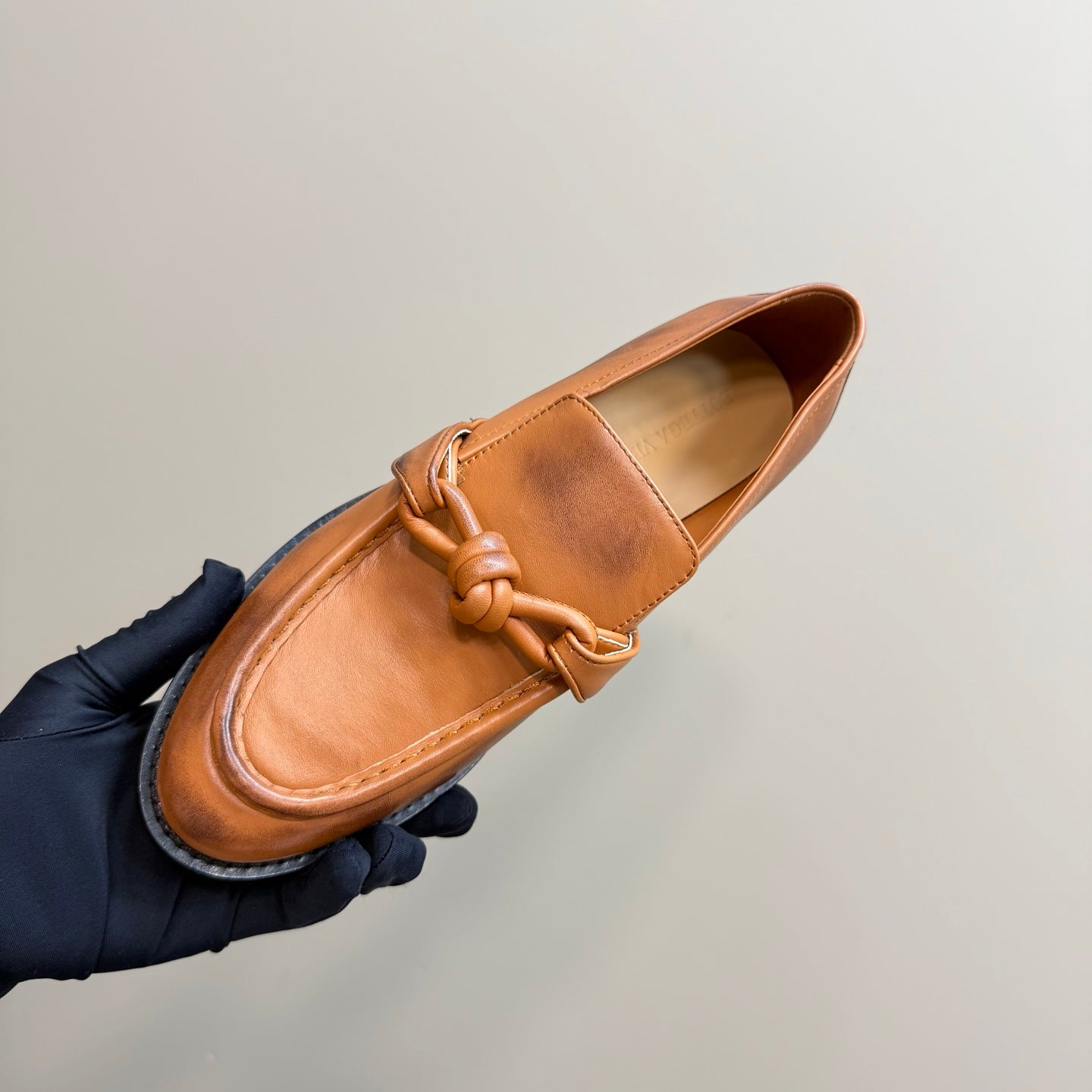 ASTAIRE LOAFER IN CINNAMON BROWN CALFSKIN - 35