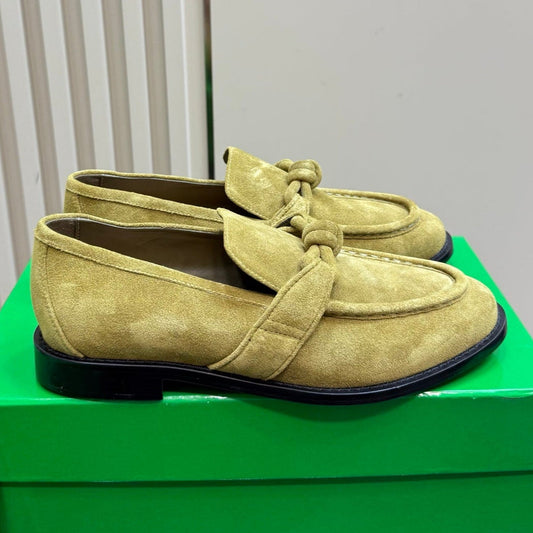 ASTAIRE LOAFER IN OLIVE GREEN SUEDE - 35