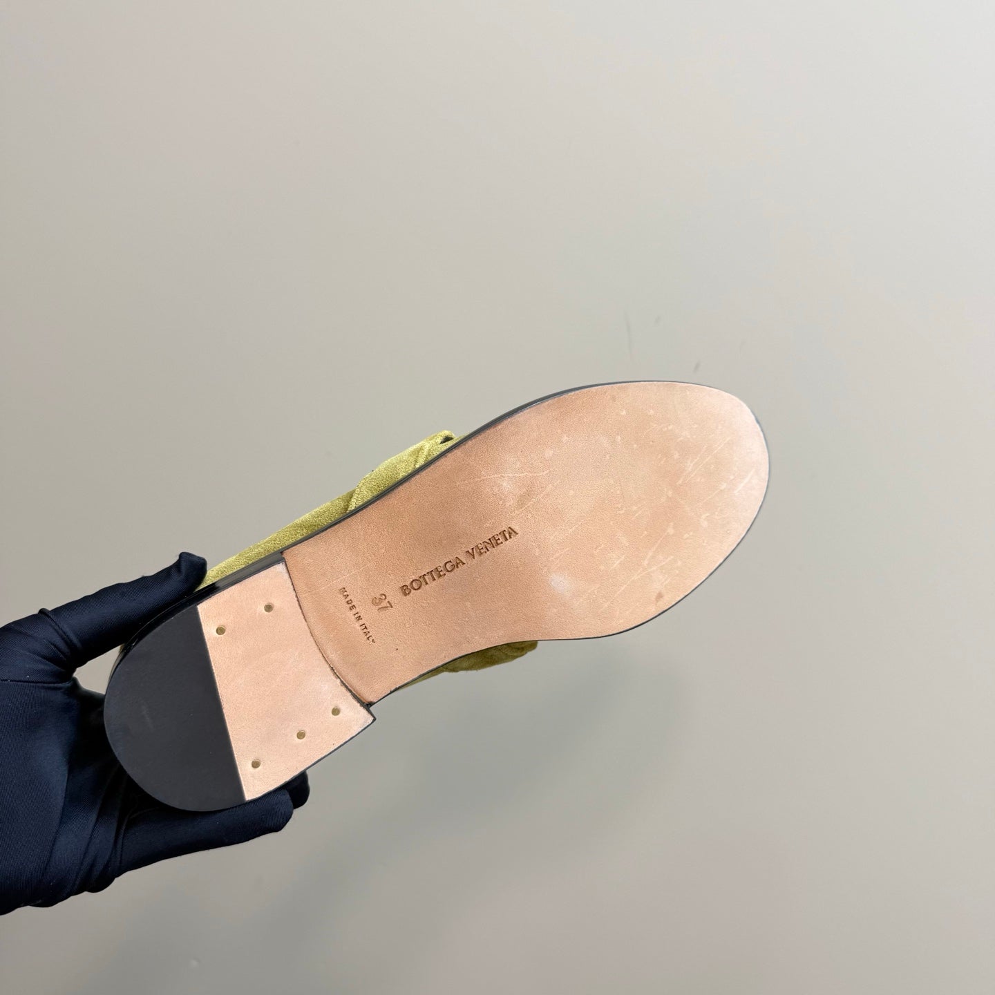 ASTAIRE LOAFER IN OLIVE GREEN SUEDE - 35