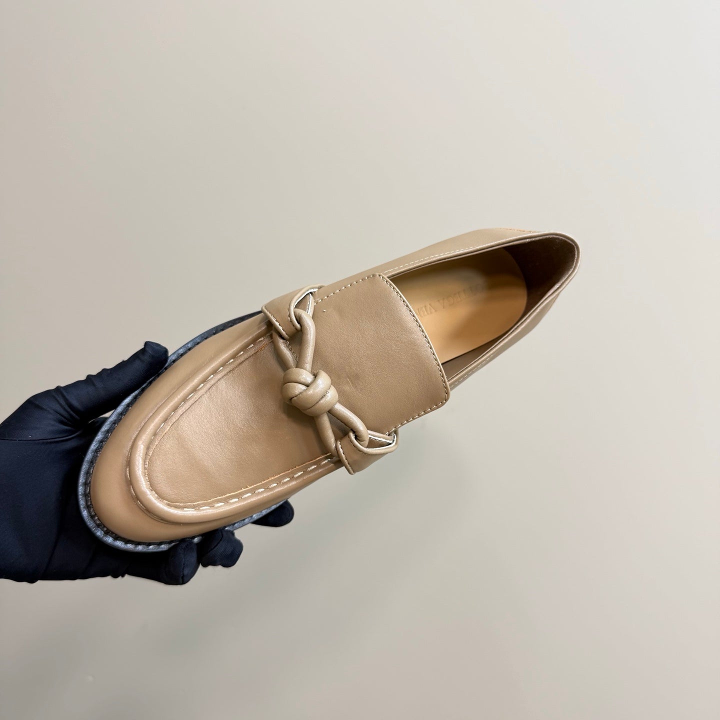 ASTAIRE LOAFER IN LIGHT BROWN CALFSKIN - 35
