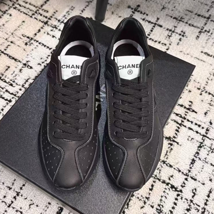 CLASSIC SNEAKERS IN BLACK SHEEPSKIN - 35