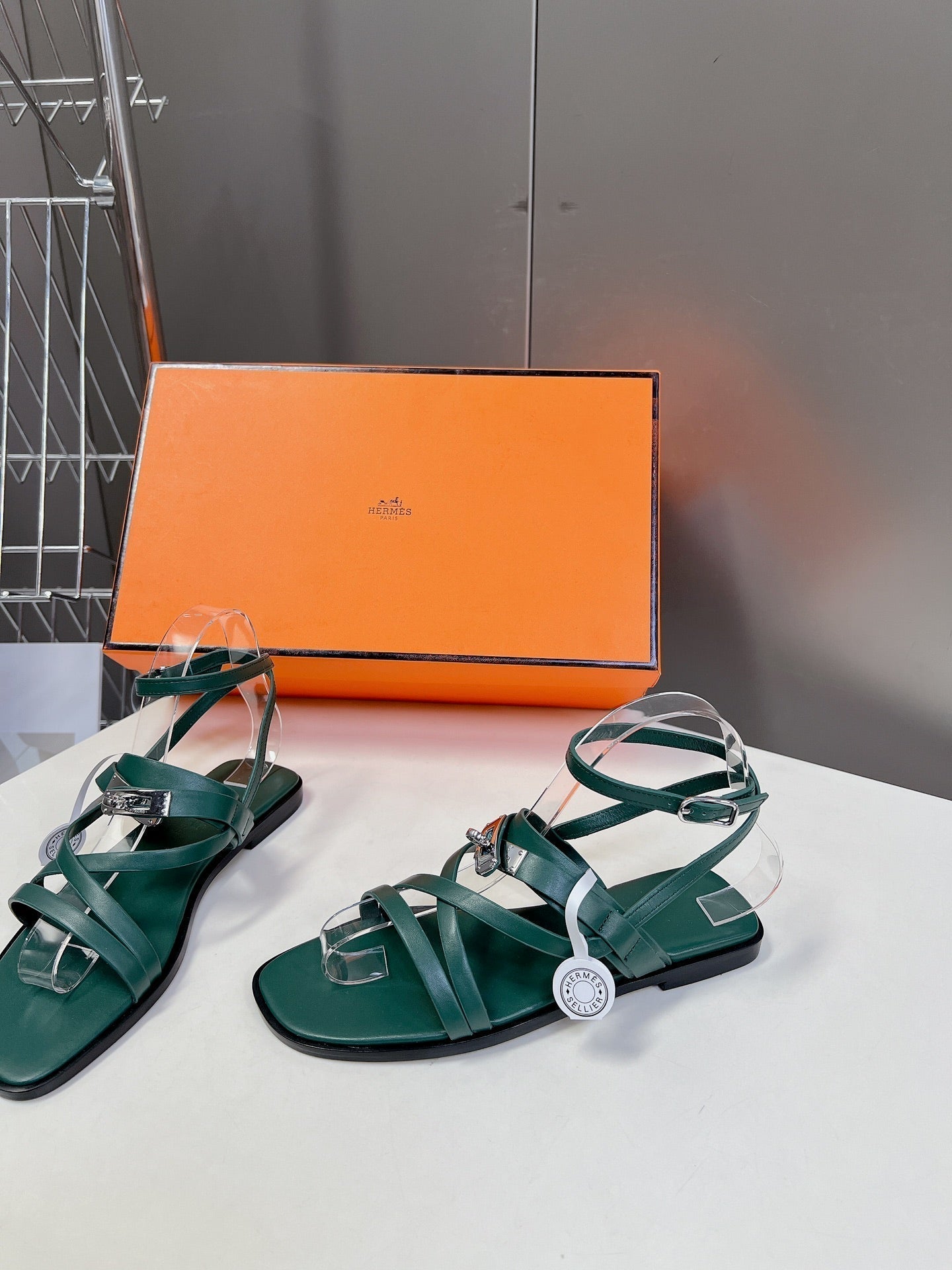 JUNE SANDAL COBALT CALFSKIN - 35
