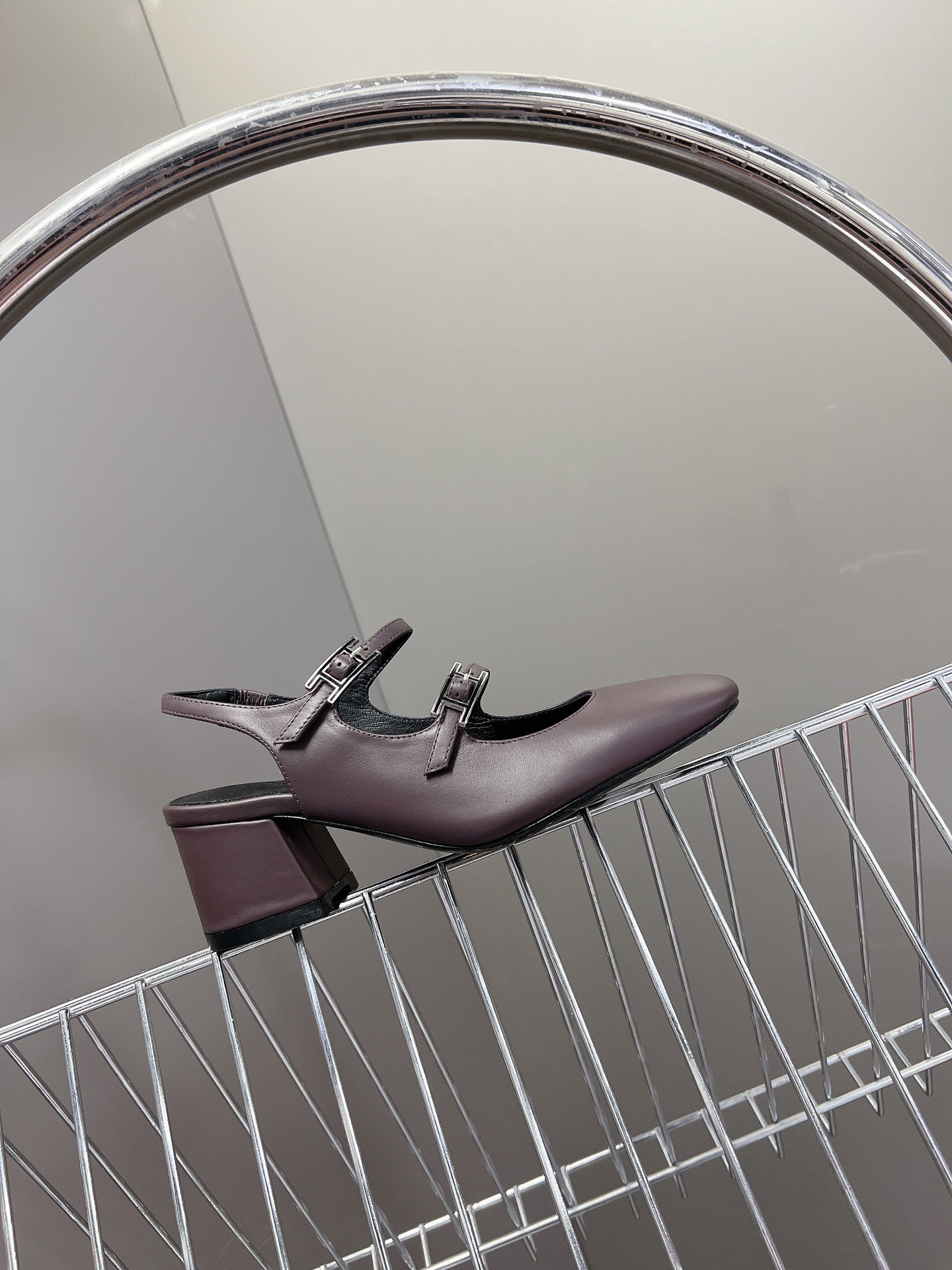 JACKIE 50 PUMP MAUVE LAMBSKIN - 35