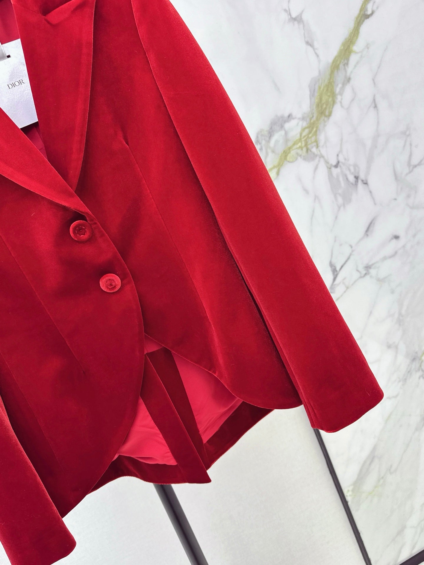 DIOR 25S VELVET BLAZER 522