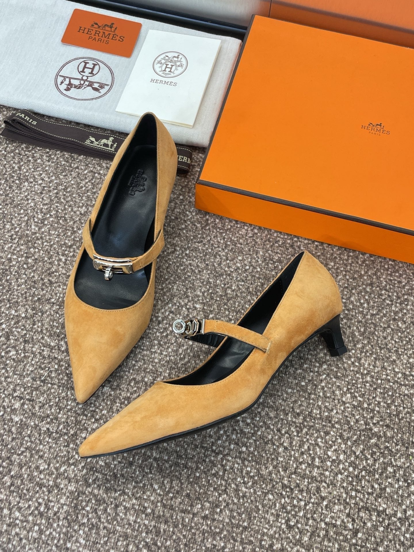 KIARA 40 MM PUMP IN BRONZE BROWN SUEDE - 35