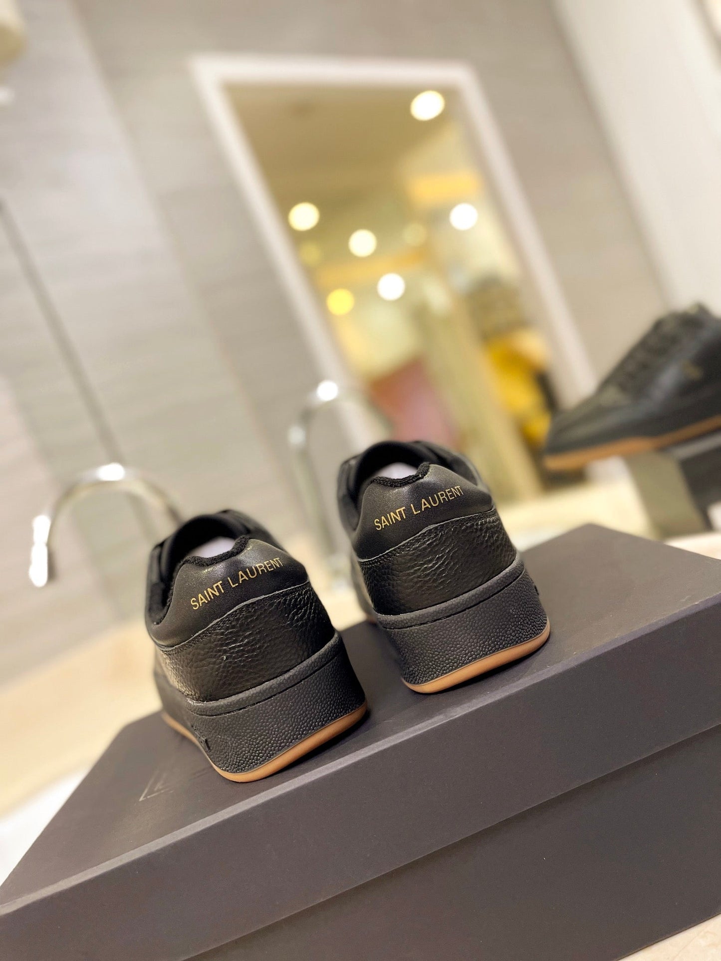 SL SL/61 SNEAKERS BLACK PERFORATED CALFSKIN - 35