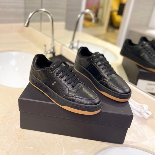 SL SL/61 SNEAKERS BLACK PERFORATED CALFSKIN - 35