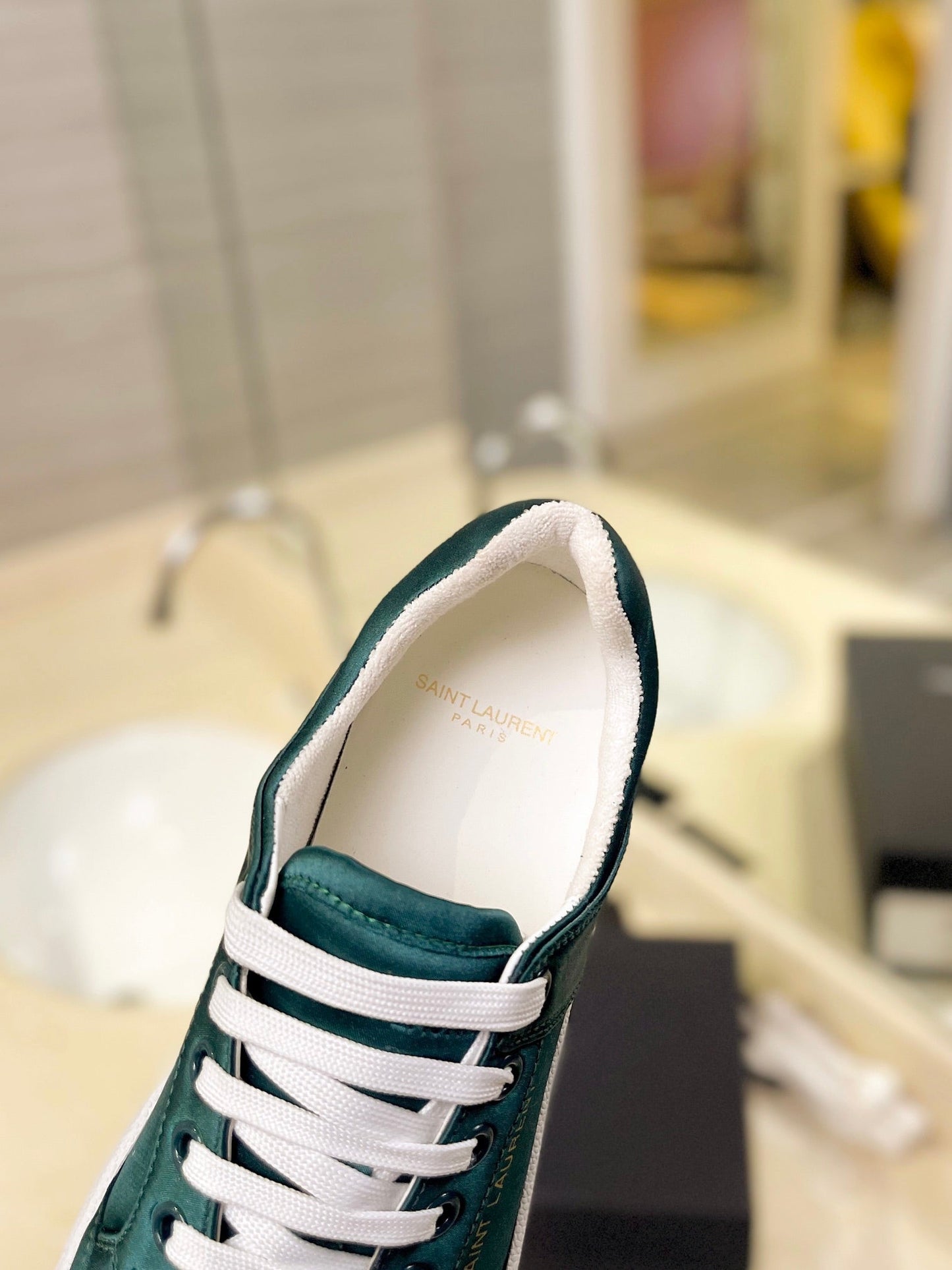 SL SL/61 SNEAKERS CASTLETON GRREN SATIN - 35