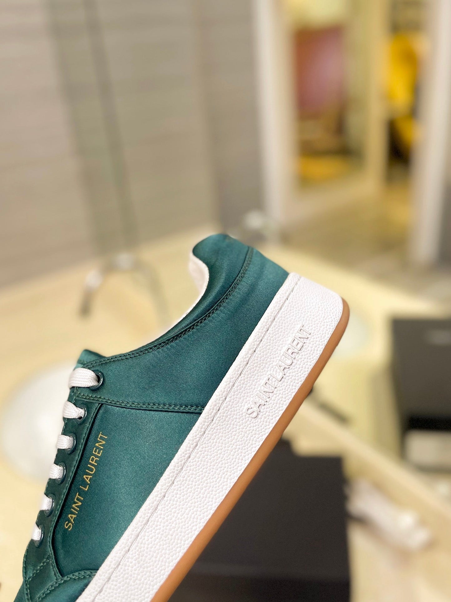 SL SL/61 SNEAKERS CASTLETON GRREN SATIN - 35