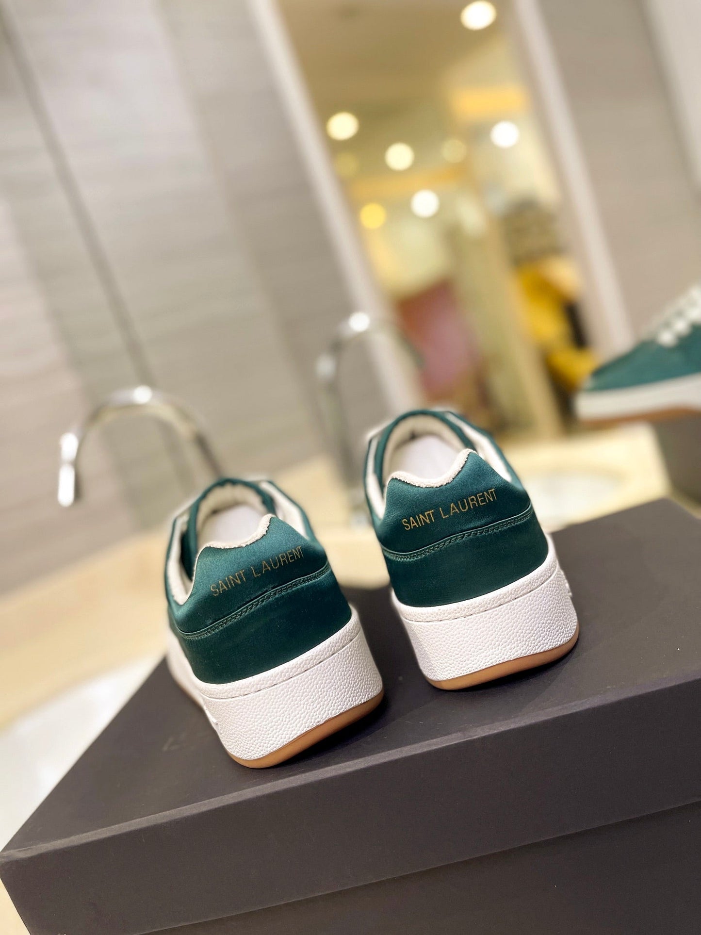 SL SL/61 SNEAKERS CASTLETON GRREN SATIN - 35