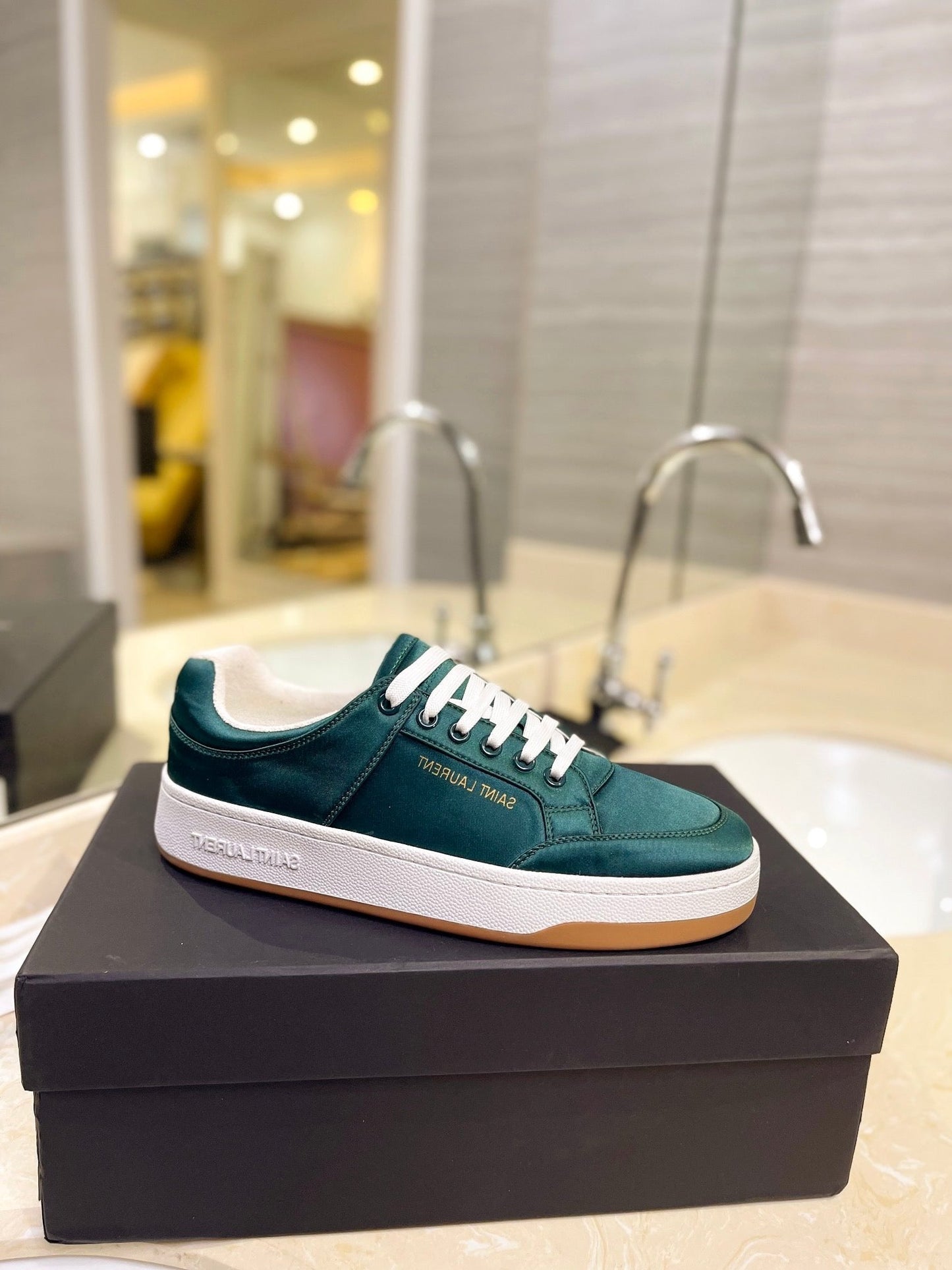 SL SL/61 SNEAKERS CASTLETON GRREN SATIN - 35