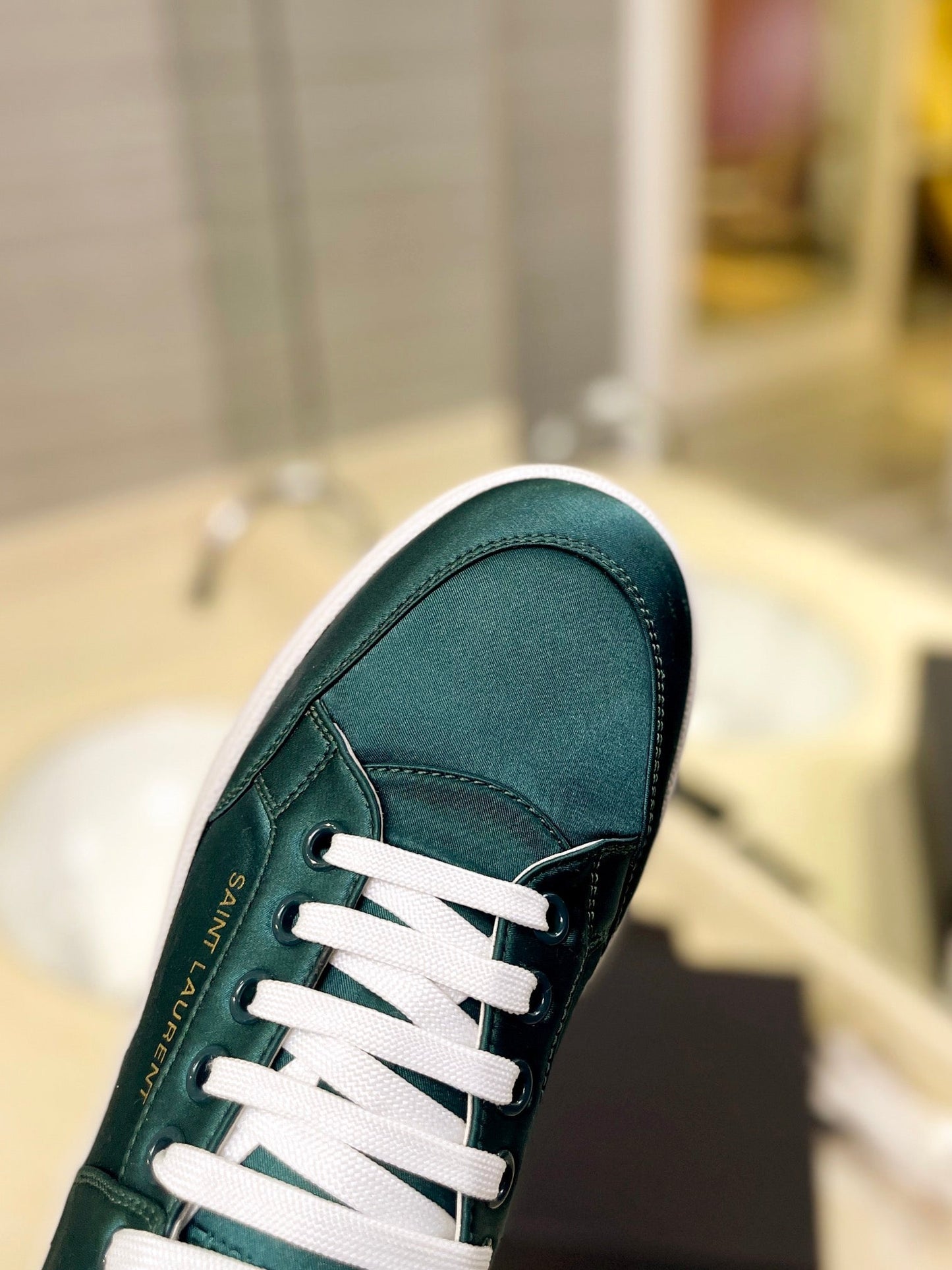 SL SL/61 SNEAKERS CASTLETON GRREN SATIN - 35