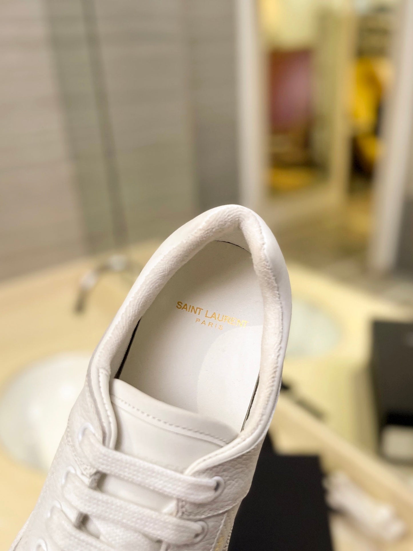 SL SL/61 SNEAKERS WHITE CALFSKIN - 35