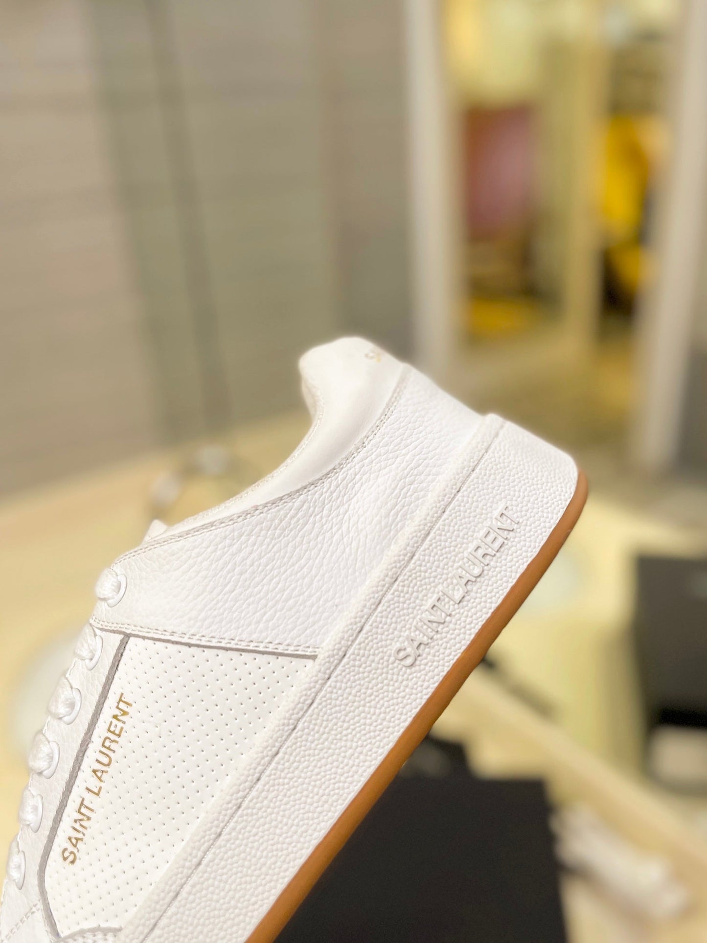 SL SL/61 SNEAKERS WHITE CALFSKIN - 35