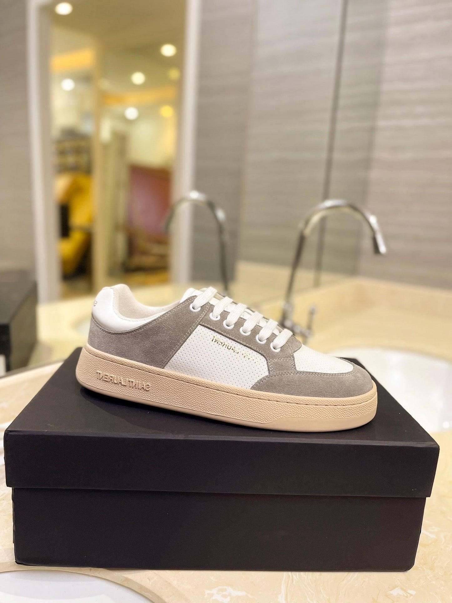 SL SL/61 SNEAKERS CAMEL SUEDE - 35